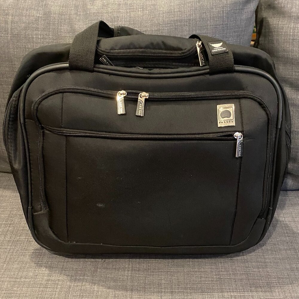 Delsey Trolley Laptop Tote Underseater Weekender 17"